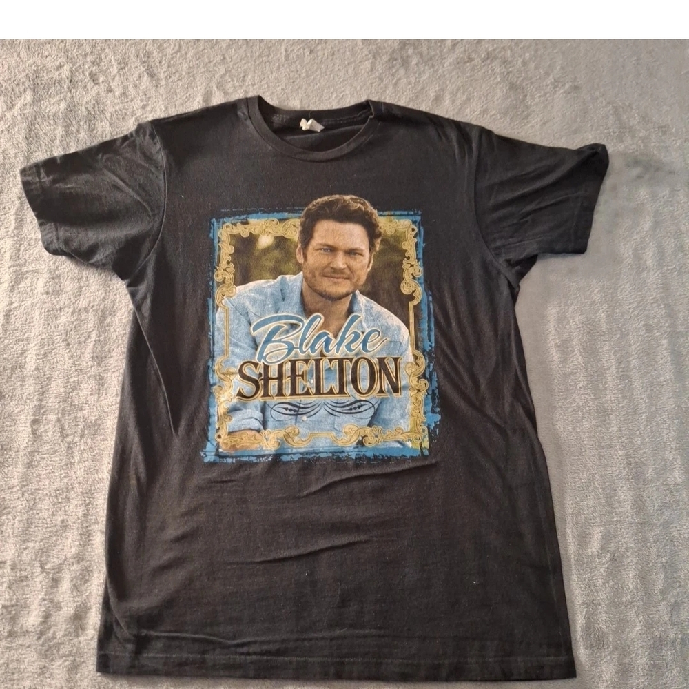 Blake Shelton Graphic Men's Black T-Shirt